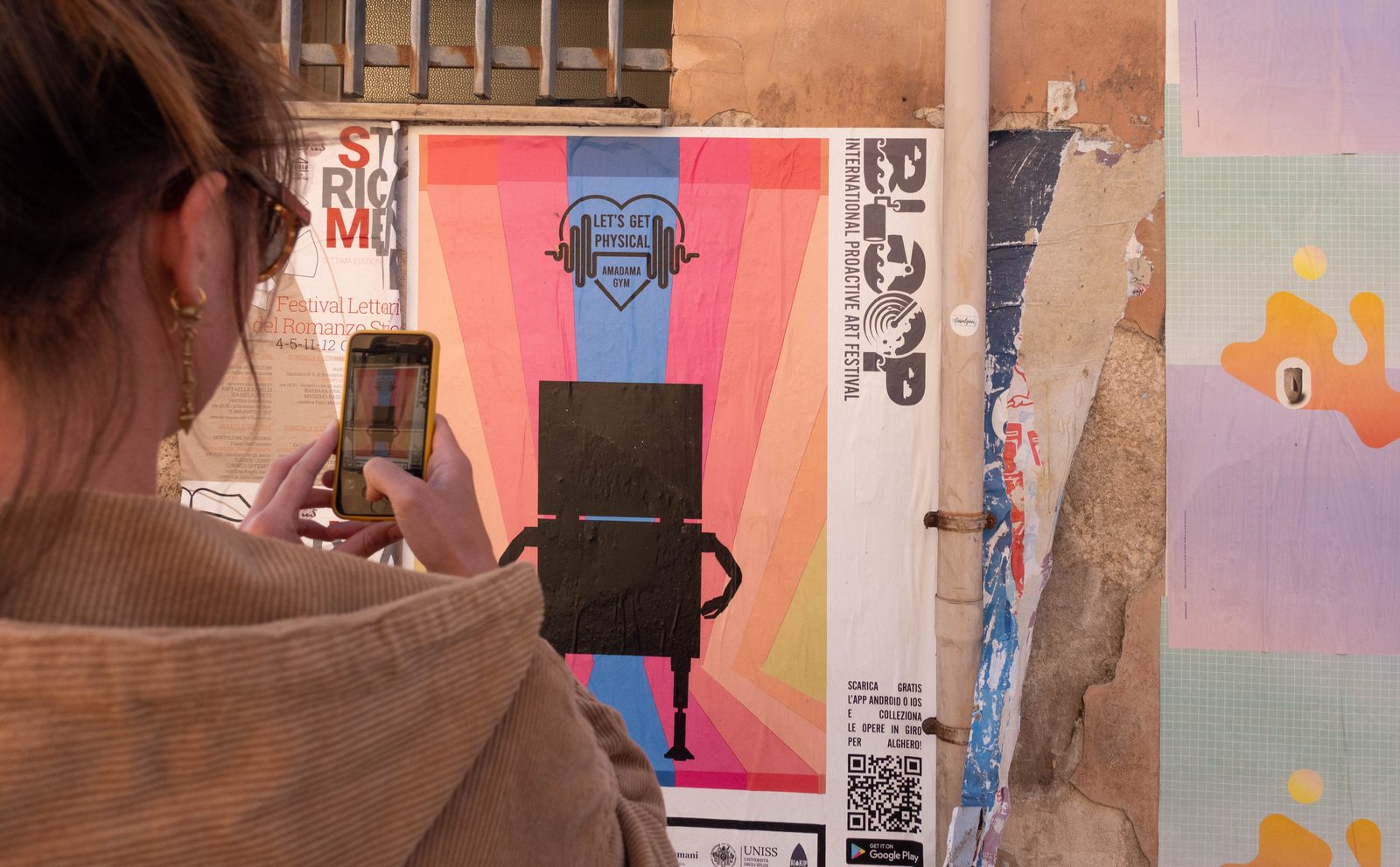 BLOOP Sardinia 2025, installation by AMADAMA