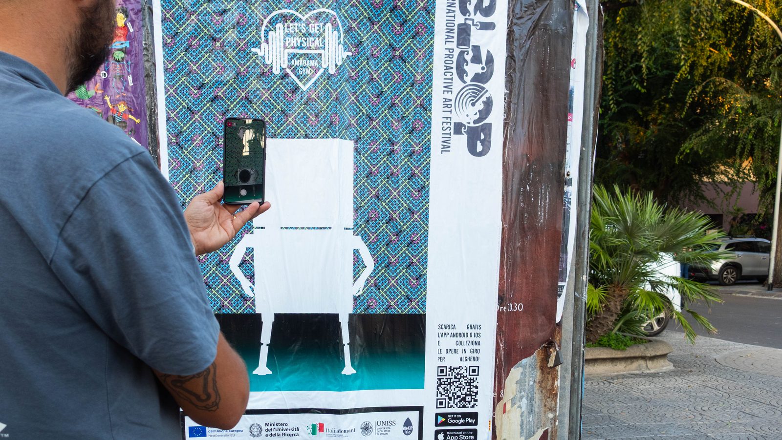 BLOOP Sardinia 2025, installation by AMADAMA