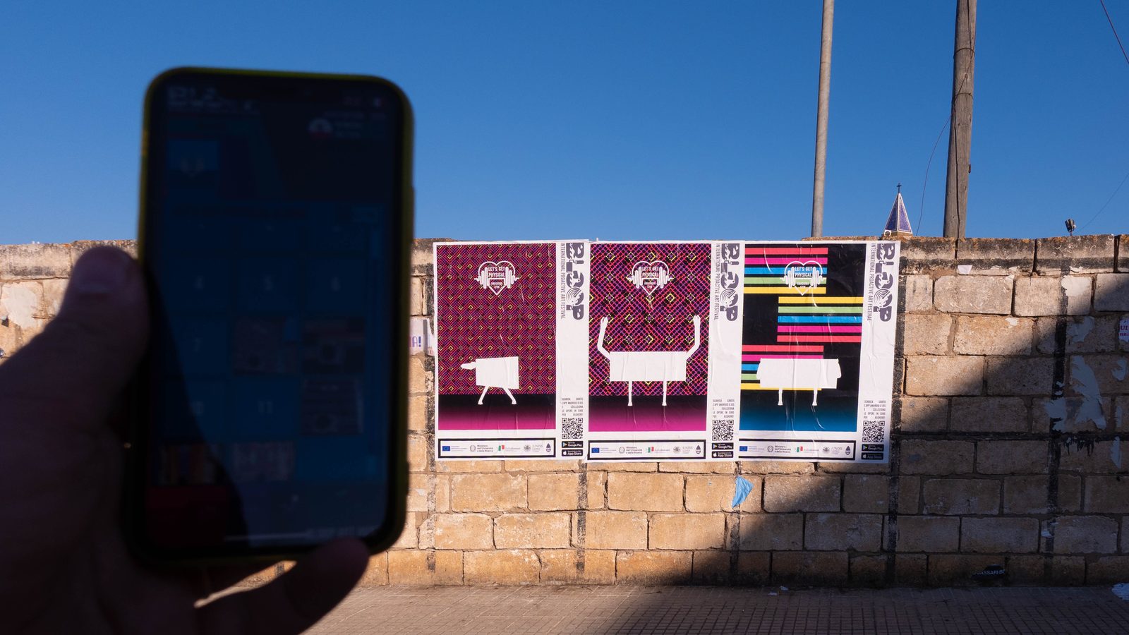 BLOOP Sardinia 2025, installation by AMADAMA